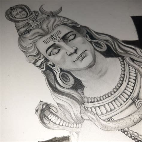 Mahadev | Abstract pencil drawings, Art drawings sketches simple, Art ...