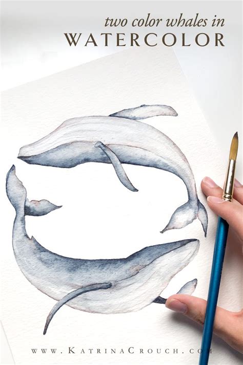 How to Paint a Watercolor Humpback Whale - Beginner Watercolor ...