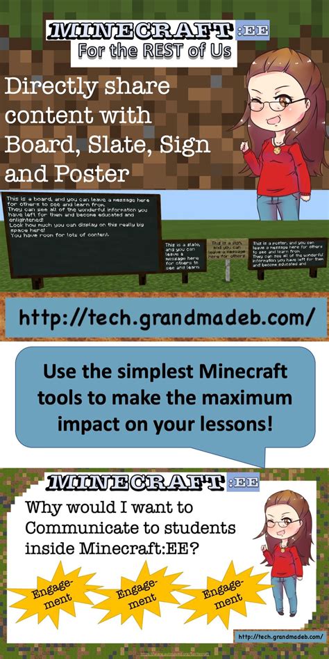 Minecraft Education: Easily Add Content with Chalkboards