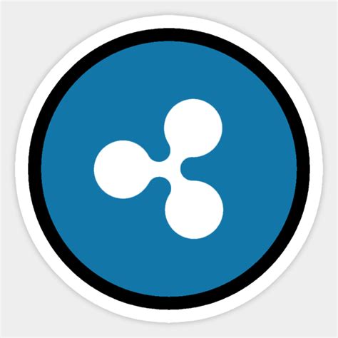 Ripple Logo Large - Ripple - Sticker | TeePublic