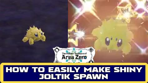 HOW TO EASILY MAKE SHINY JOLTIK SPAWN IN INDIGO DISK DLC!! | Easy shiny ...