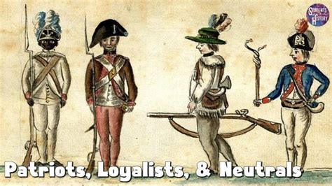 Patriots, Loyalists, and Neutrals Before the American Revolution