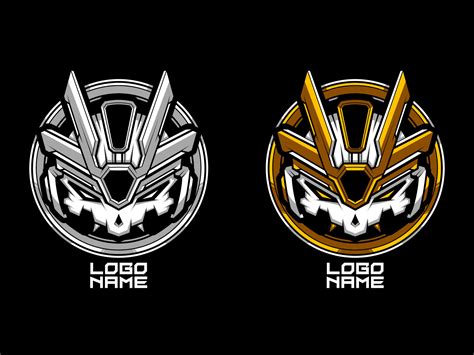 Robot logo vector 22465092 Vector Art at Vecteezy