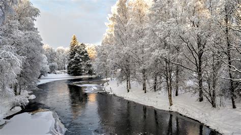 Winter wonderland of Viinikanjoki (Parkano Central Finland) [OC][4608x2592] http://ift.tt ...