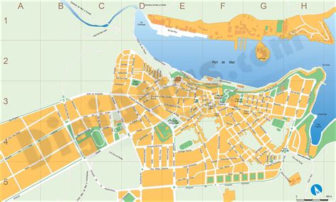 Maó (mahon, minorca, balearic islands, spain) - city map