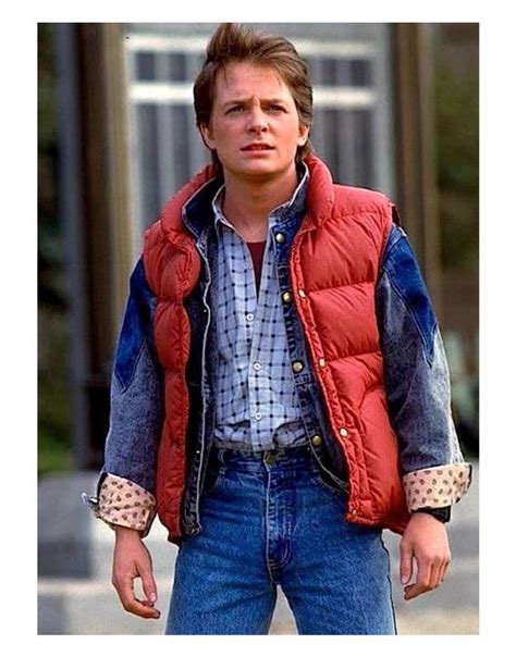 Puffer Back To The Future Marty Mcfly Vest - UJackets