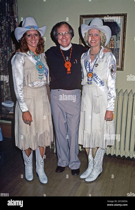 CHEYENNE RODEO BEAUTY PAGEANT WINNERS WITH PASTOR, WYOMING, USA 1970s Stock Photo - Alamy