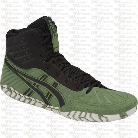 ASICS Aggressor 4 Wrestling Shoes Green