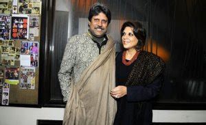 Kapil Dev with his wife Romi | CelebritiesCouples