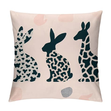 Erxjss Cushion Cover Design Cute Cartoon Theme Dot Beautiful White Decorative for Bed Adult Sofa ...