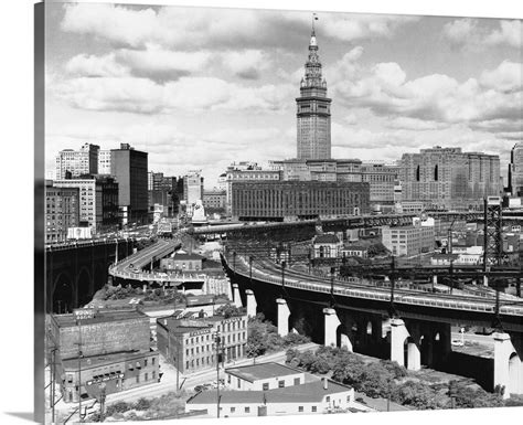 Skyline Of Cleveland Wall Art, Canvas Prints, Framed Prints, Wall Peels ...