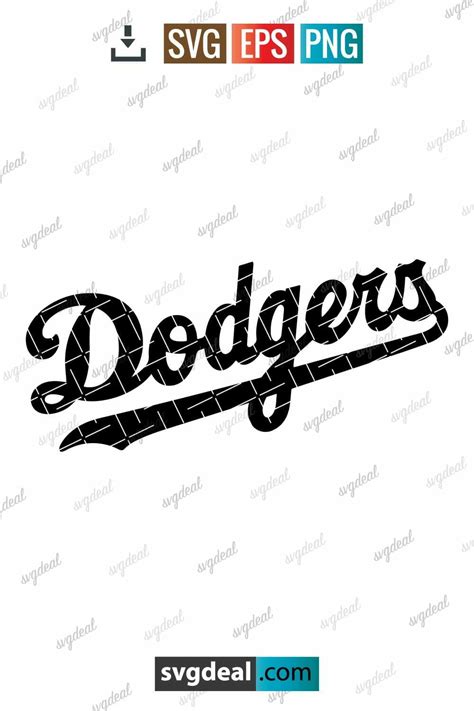 Free Dodgers Svg - SVGDeal.com