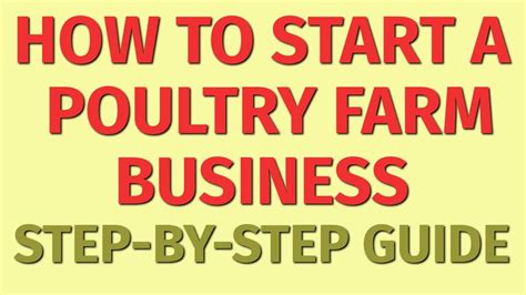 Free Poultry Business Plan Template - Parahyena.com