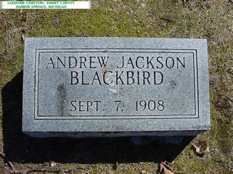 Andrew Jackson Blackbird - Native American. He was an important figure in the history of the ...