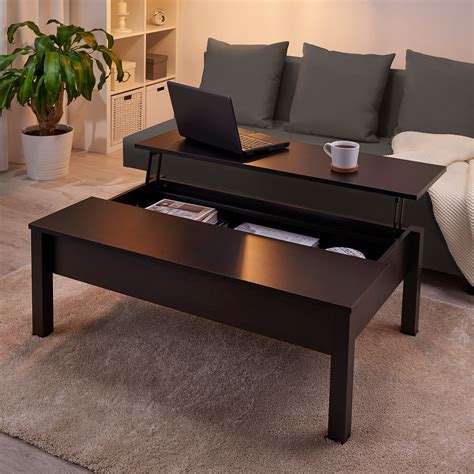 IKEA TRULSTORP Black-Brown Coffee table Ikea Side Table, Ikea Coffee Table, Black Coffee Tables ...