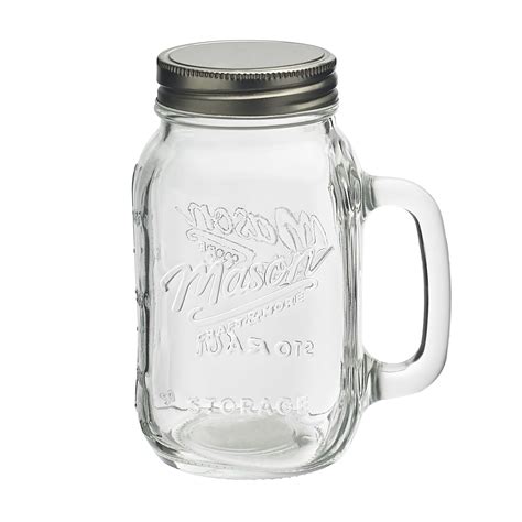 Mason Craft & More 24 Ounce Jars With Handles, 8 Pack - Walmart.com