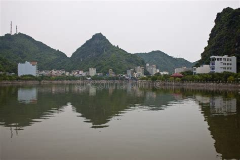 Cat Ba town stock photo. Image of boats, hotel, halong - 43114604