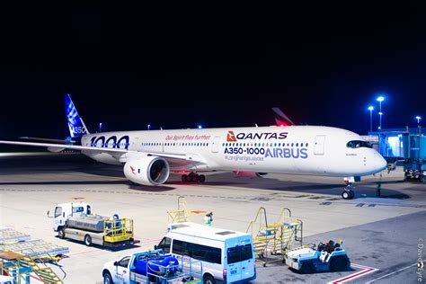 1 May 2022: F-WMIL Airbus A350-1000 with Qantas titles visits Perth ...