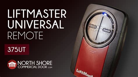 LiftMaster 375UT Universal Garage Door Remote Transmitter - YouTube