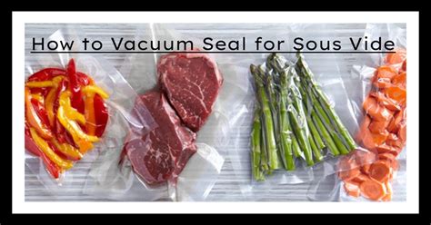 How To Use A Vacuum Sealer In 5 Simple Steps - The Kitchen Pot