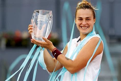 Tennis: Sabalenka shocks world No. 1 Barty to win Madrid Open | The Straits Times