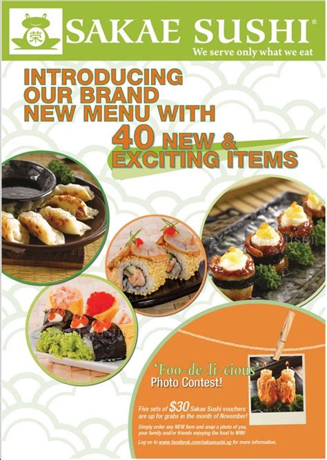 Cuisine Paradise | Eat, Shop And Travel: Sakae Sushi ~ New Menu Launched