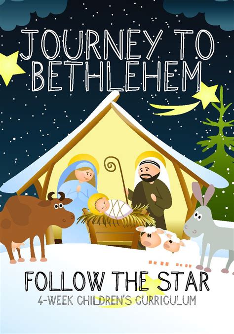 Journey To Bethlehem 4-Week Christmas Children's Ministry Curriculum | Christmas sunday school ...