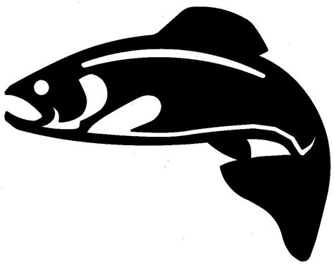 Free Trout Silhouette, Download Free Trout Silhouette png images, Free ...