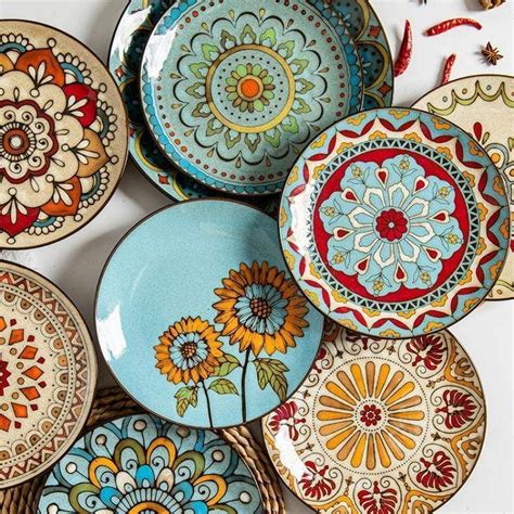 Hand Painted Ceramic Dish Collection in 2022 | Ceramic painting, Hand ...