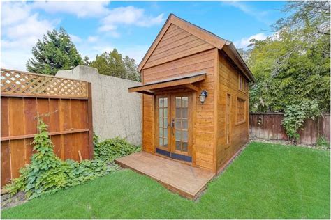 How to Transform a Shed into the Perfect Backyard Office | Backyard office, Backyard, Prefab sheds