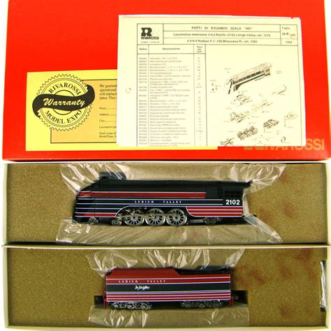 Rivarossi 1579 Lehigh Valley Class K5 John Wilkes Streamlined 4-6-2 Locomotive #2102 HO Scale