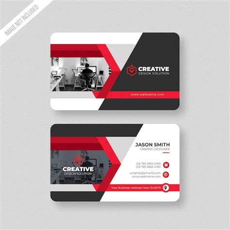 Premium PSD | Creative Business Card Template