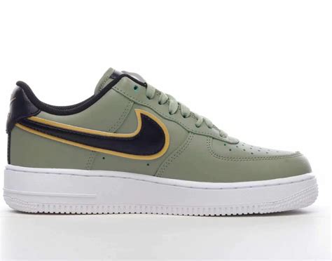 Nike Air Force 1 Low 07 LV8 Double Swoosh Olive Gold Black | Fashioncrib SA