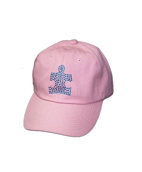 Blue Autism Walk 100% Cotton Baseball Hat 3 Colors Available - Pink - CY11L9K1ERZ