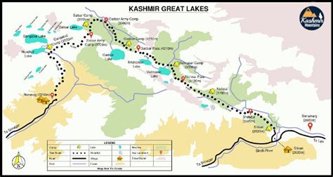 Kashmir Tourist Map