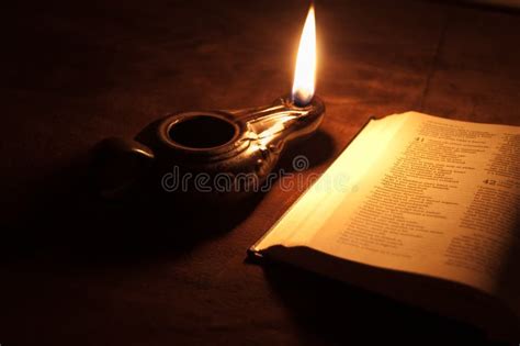 Biblical Oil Lamp Coloring Page