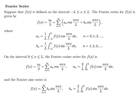 Fourier series solution check