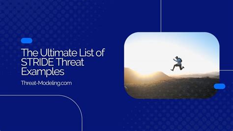 The Ultimate List of STRIDE Threat Examples - Threat-Modeling.com