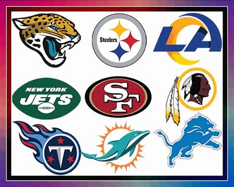 Bundle 33 Designs NFL logo svg, NFL Svg, NFL Team Svg, Nfl football svg ...