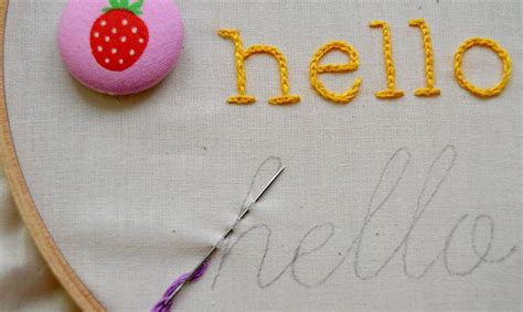 Learn How to Embroider Letters - On Bluprint! | Hand embroidery letters ...