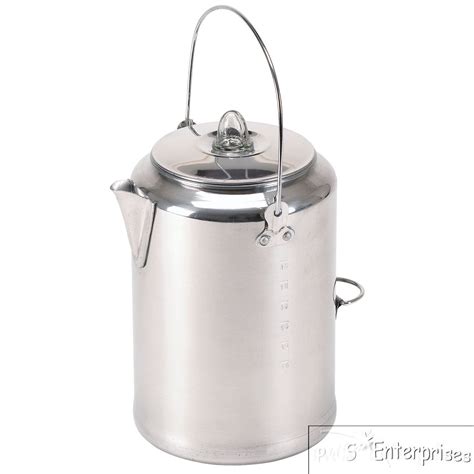 Texsport camping 20 cup Aluminum camp percolator coffee pot 13210 | eBay