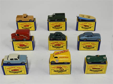 Murrays Auctioneers - Lot 99: 9 Lesney Matchbox cars in boxes, 41, 42, 43, 44, 46, 47, 48, 49, 50