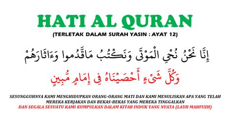 Dimana Letaknya Hati Al Quran