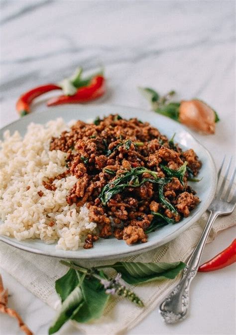 Pork & Holy Basil Stir-fry (Pad Kra Pao) - The Woks of Life