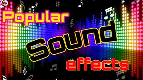 Sound effects compilation | Free download - YouTube