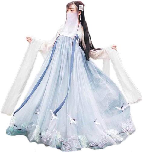 Buy Women's Ancient Chinese Traditional Costume Hanfu Fairy Dress ...