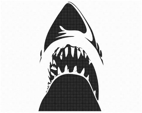 Shark Mouth Silhouette