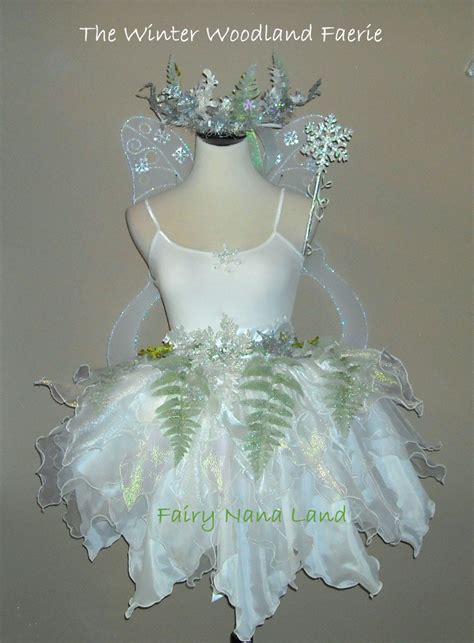 Adult Fairy Costume THE WINTER WOODLAND FAERIE by FairyNanaLand