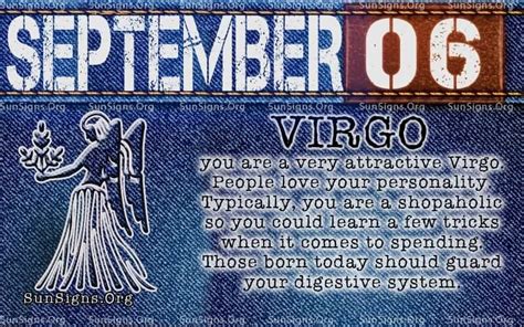 September 6 Zodiac Horoscope Birthday Personality - SunSigns.Org