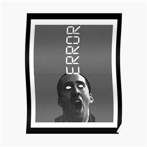 "Optical Nicolas Cage , John Travolta, face off" Poster for Sale by ...